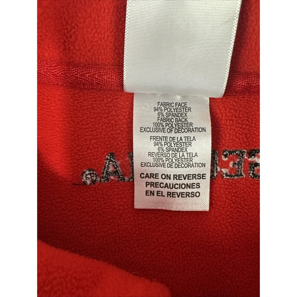 Georgia Bulldogs Jacket Mens Small Red & Gray Knights Apparel UGA Full Zip